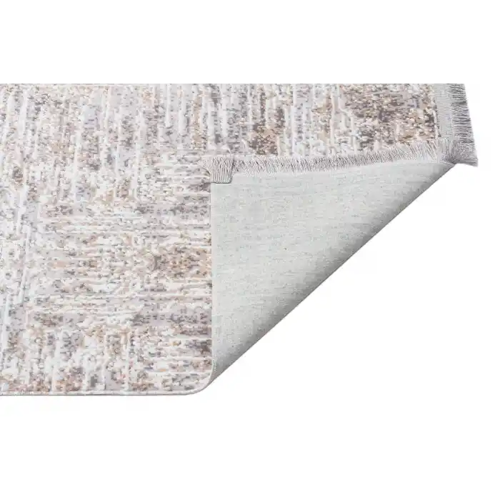 SATEEN HALI 0144 Hav Toz Vermez Yıkanabilir Kaymaz İnce Dokuma Modern Halı