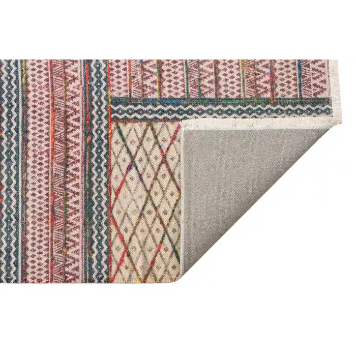 Ruby RB 05 L.Multy Yıkanabilir Kolay Kullanımlı Modern ve Geleneksel Desenlere Sahip Renkli Kilim