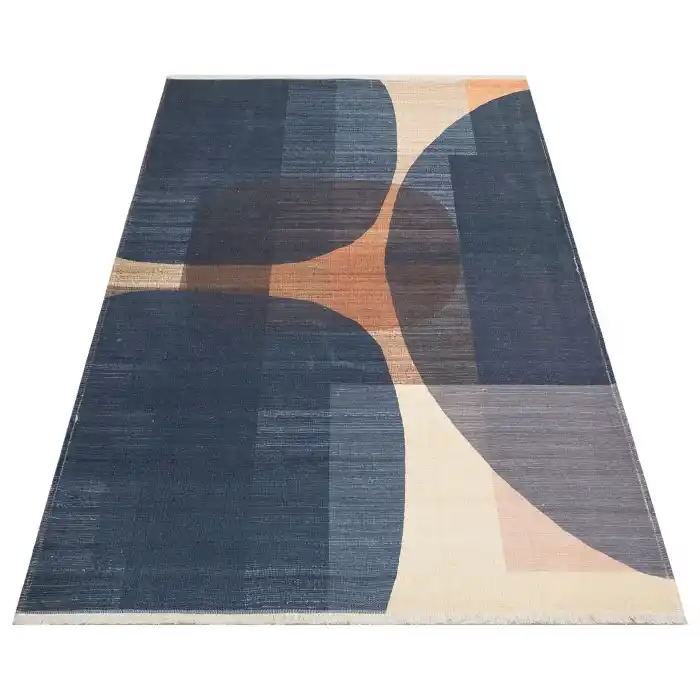 Ruby RB 06 D.Multy Yıkanabilir Kolay Kullanımlı Modern ve Geleneksel Desenlere Sahip Renkli Kilim