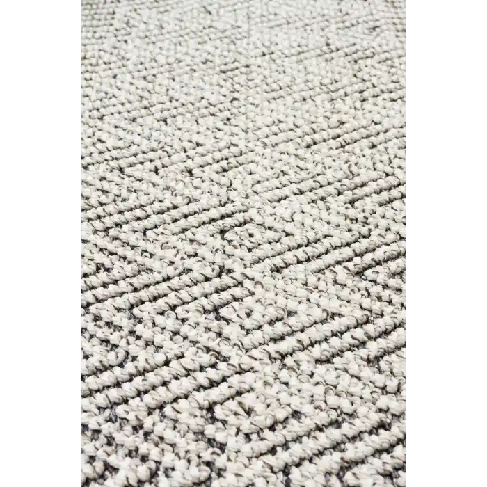 Soho Sh 01 Grey Hav Vermeyen Özel Ipler Ile Üretilen Etnik Örgü Desenlere Sahip Makine Halısı