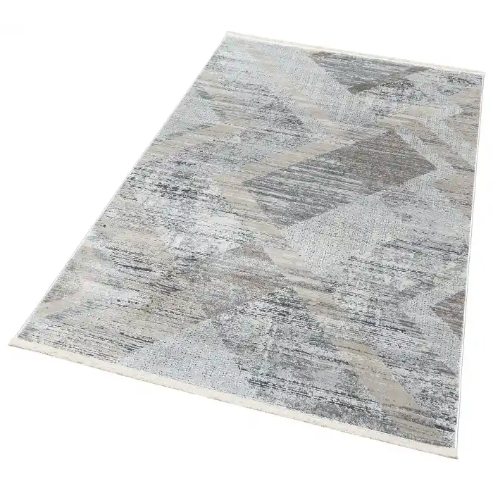 SOLE HALI 0041 Kolay Kullanımlı Hav Toz Vermez Çok Renkli Parlak Modern Makine Halısı