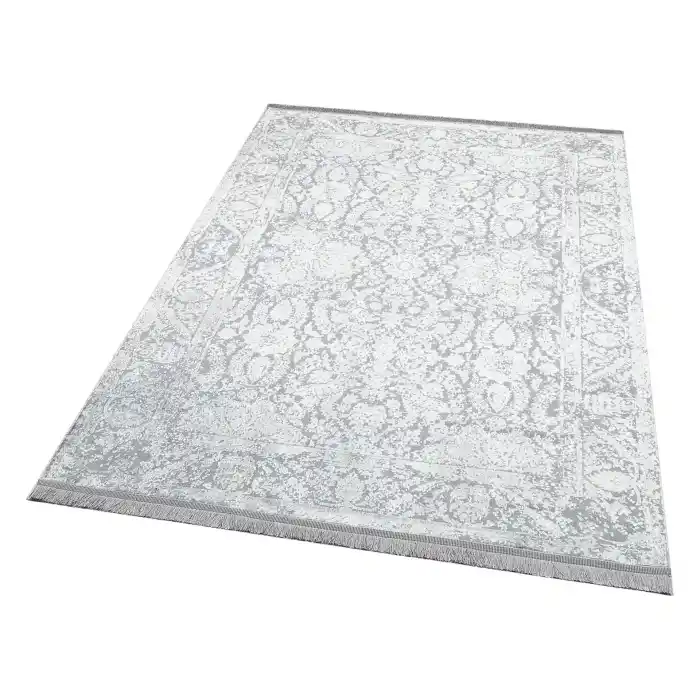 SATEEN HALI 0081 Hav Toz Vermez Yıkanabilir Kaymaz İnce Dokuma Modern Halı