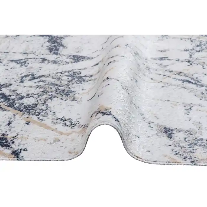 SATEEN HALI 0303 Hav Toz Vermez Yıkanabilir Kaymaz İnce Dokuma Modern Halı