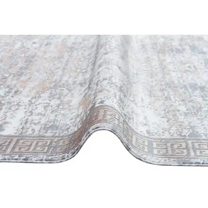 SATEEN HALI 0307 Hav Toz Vermez Yıkanabilir Kaymaz İnce Dokuma Modern Halı