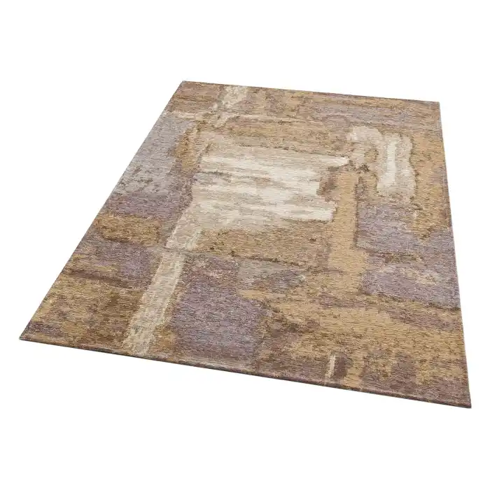 SMART HALI 0141 Kolay Kullanımlı Çok Renkli Modern İnce Dokuma Halı