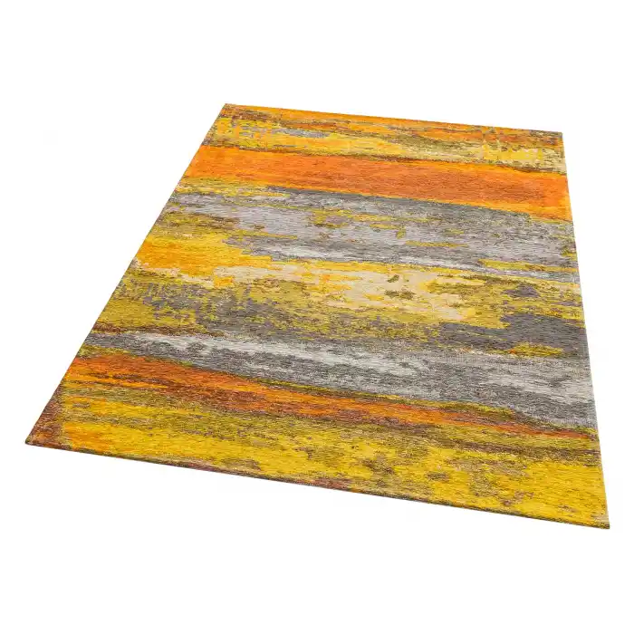 SMART HALI 0257 Kolay Kullanımlı Çok Renkli Modern İnce Dokuma Halı