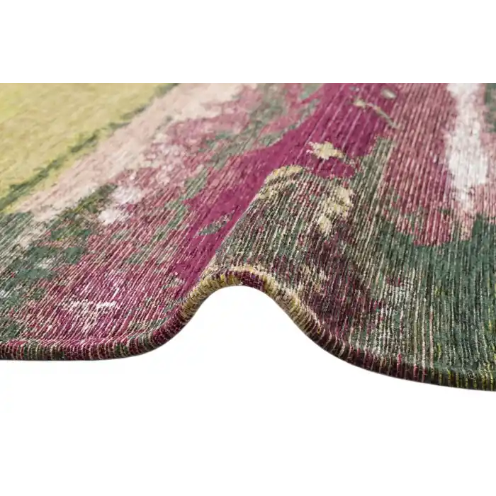 SMART HALI 0385 Kolay Kullanımlı Çok Renkli Modern İnce Dokuma Halı