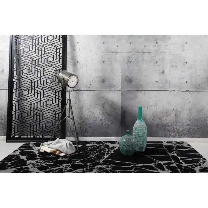 SMART HALI 0589 Kolay Kullanımlı Çok Renkli Modern İnce Dokuma Halı