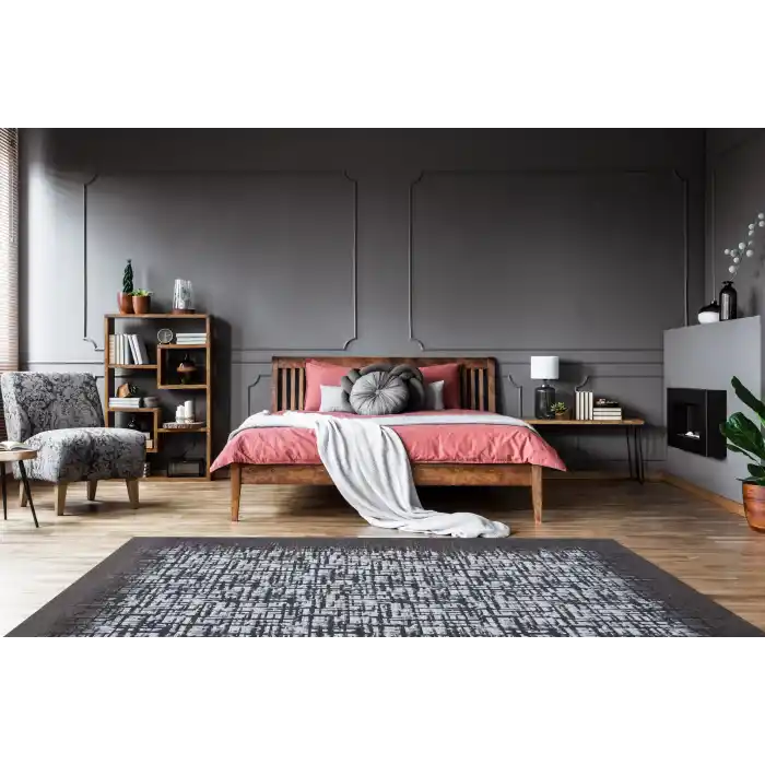 SMART HALI 0705 Kolay Kullanımlı Çok Renkli Modern İnce Dokuma Halı