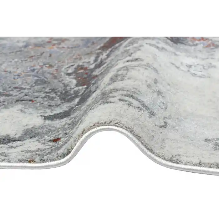 SOLE HALI 0033 Kolay Kullanımlı Hav Toz Vermez Çok Renkli Parlak Modern Makine Halısı