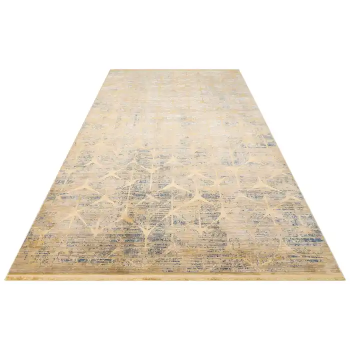 VERONA DYED HALI 0193 Overdyed Kolay Kullanımlı Yumuşak İpeksi Tuşeli Yüksek Alçak Oymalı Modern İnce Makine Halısı