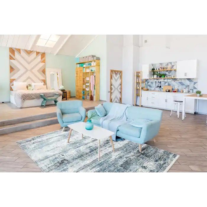 VERONA HALI 0278 Kolay Kullanımlı Yumuşak İpeksi Tuşeli Yüksek Alçak Oymalı Modern İnce Makine Halısı