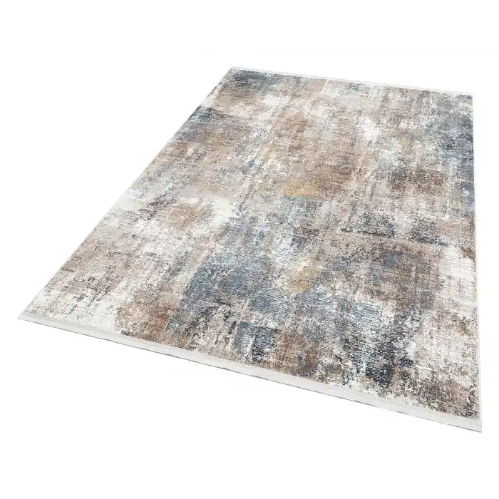 VERONA HALI 0371 Kolay Kullanımlı Yumuşak İpeksi Tuşeli Yüksek Alçak Oymalı Modern İnce Makine Halısı