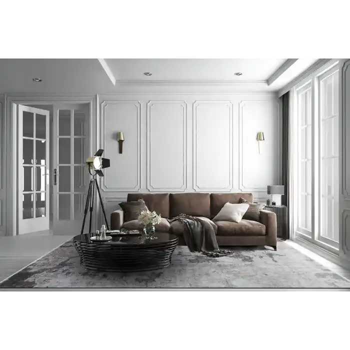 TIBET HALI 0022 Özel Hav Vermeyen ve Kolay Temizlenebilir Tensel Kullanılarak El Emeği ile Özel Tezgahlarda Üretilen Uşak Halısı