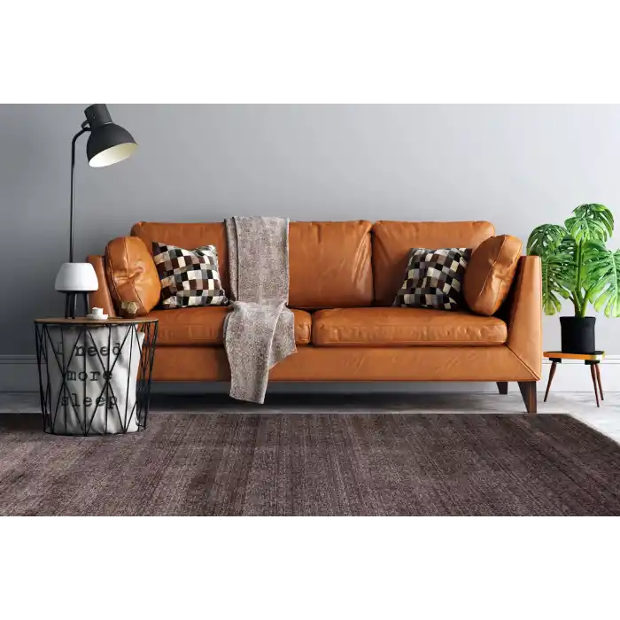 TIBET HALI 0079 Özel Hav Vermeyen ve Kolay Temizlenebilir Tensel Kullanılarak El Emeği ile Özel Tezgahlarda Üretilen Uşak Halısı