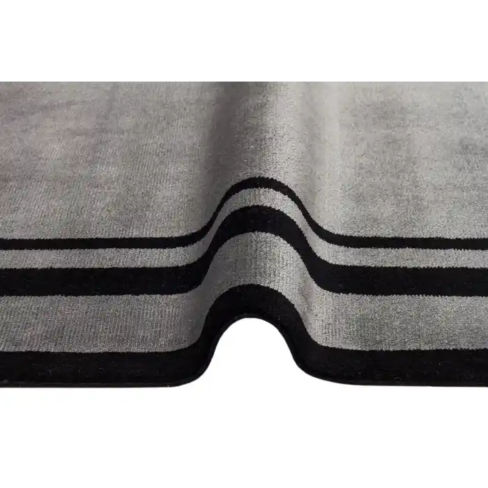 VOGUE HALI 0186 El Emeği ile Özel Tezgahlarda Üretilen Şık Bordür Desenli Art Deco Bambu Uşak Halısı