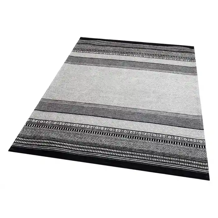 SMART HALI 0653 Kolay Kullanımlı Çok Renkli Modern İnce Dokuma Halı