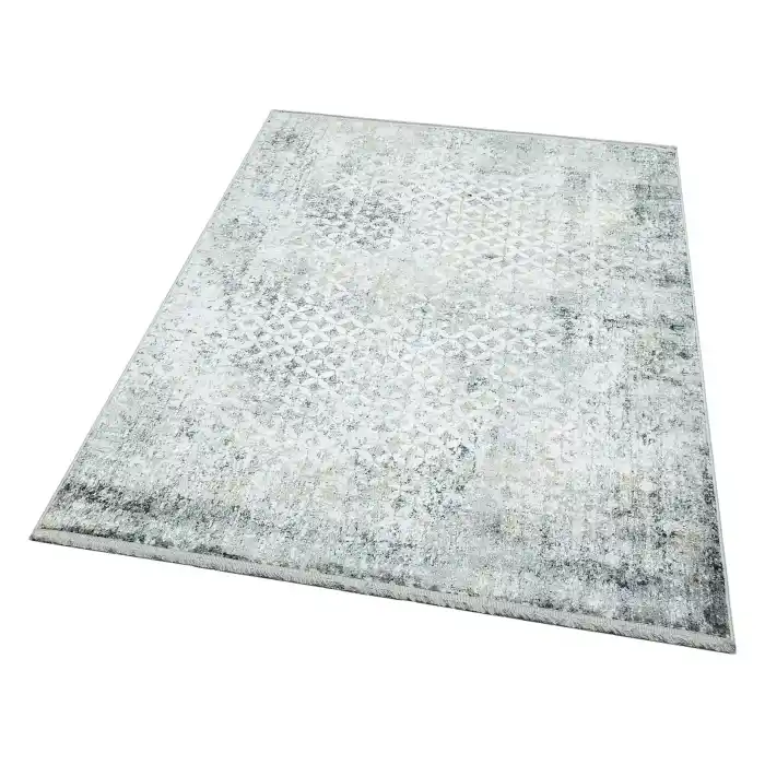 VERONA HALI 0189 Kolay Kullanımlı Yumuşak İpeksi Tuşeli Yüksek Alçak Oymalı Modern İnce Makine Halısı