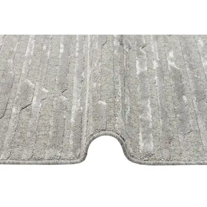 ZENITH HALI 0015 Yüksek Alçak Dokulu Naturel Yün ve Viskon Modern Dokuma Halı