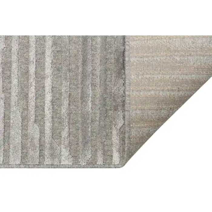 ZENITH HALI 0015 Yüksek Alçak Dokulu Naturel Yün ve Viskon Modern Dokuma Halı