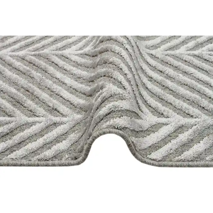 ZENITH HALI 0029 Yüksek Alçak Dokulu Naturel Yün ve Viskon Modern Dokuma Halı