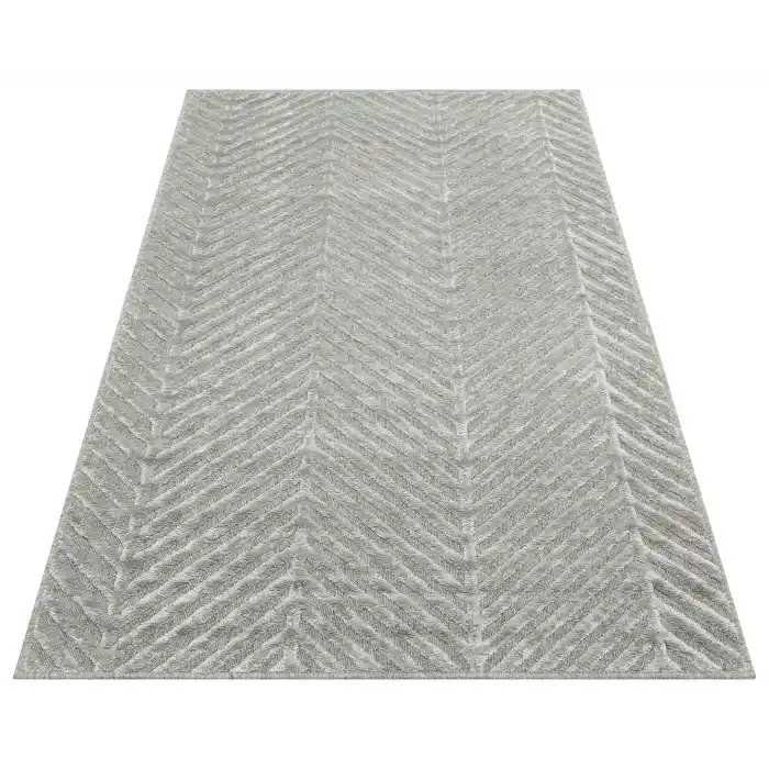 ZENITH HALI 0029 Yüksek Alçak Dokulu Naturel Yün ve Viskon Modern Dokuma Halı