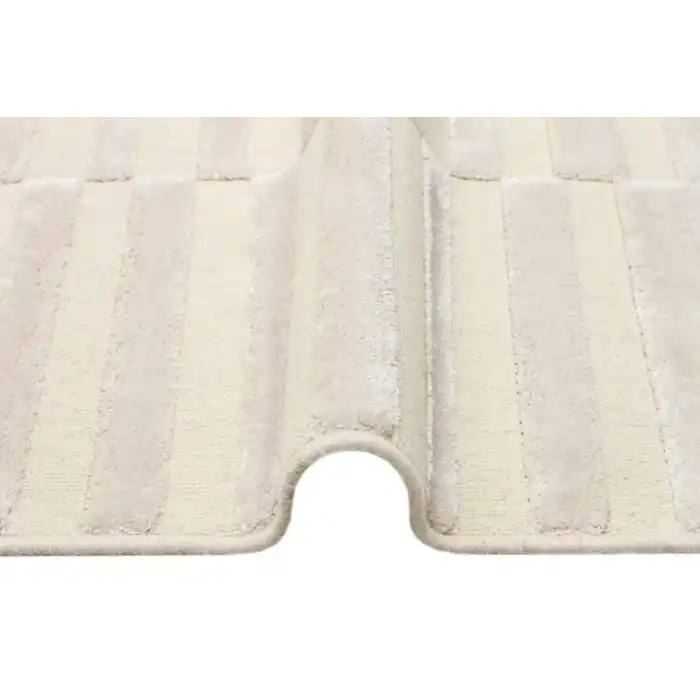 ZENITH HALI 0079 Yüksek Alçak Dokulu Naturel Yün ve Viskon Modern Dokuma Halı