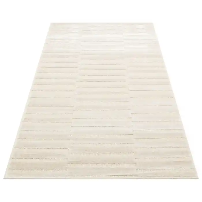 ZENITH HALI 0079 Yüksek Alçak Dokulu Naturel Yün ve Viskon Modern Dokuma Halı