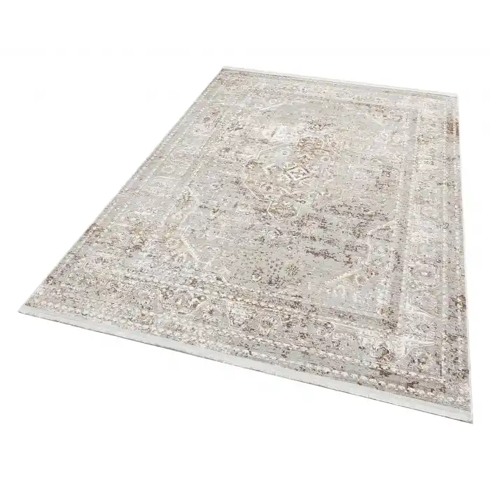 VERONA HALI 0392 Kolay Kullanımlı Yumuşak İpeksi Tuşeli Yüksek Alçak Oymalı Modern İnce Makine Halısı