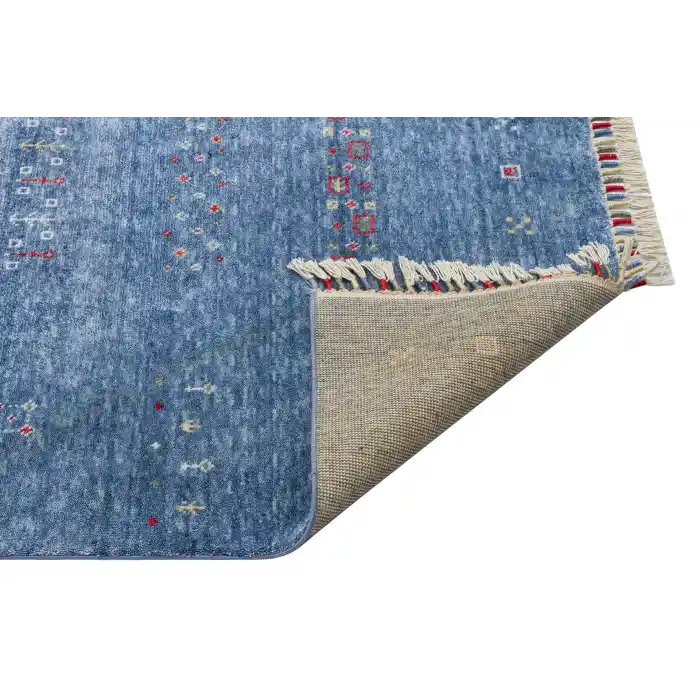 ZARA HALI 0057 Otantik Desenli Özel Hav Vermeyen ve Kolay Temizlenebilir Tensel Kullanılarak El Emeği ile Özel Tezgahlarda Üretilen Modern Uşak Halısı