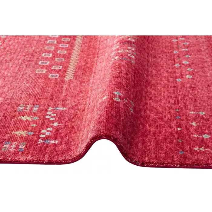 ZARA HALI 0052 Otantik Desenli Özel Hav Vermeyen ve Kolay Temizlenebilir Tensel Kullanılarak El Emeği ile Özel Tezgahlarda Üretilen Modern Uşak Halısı