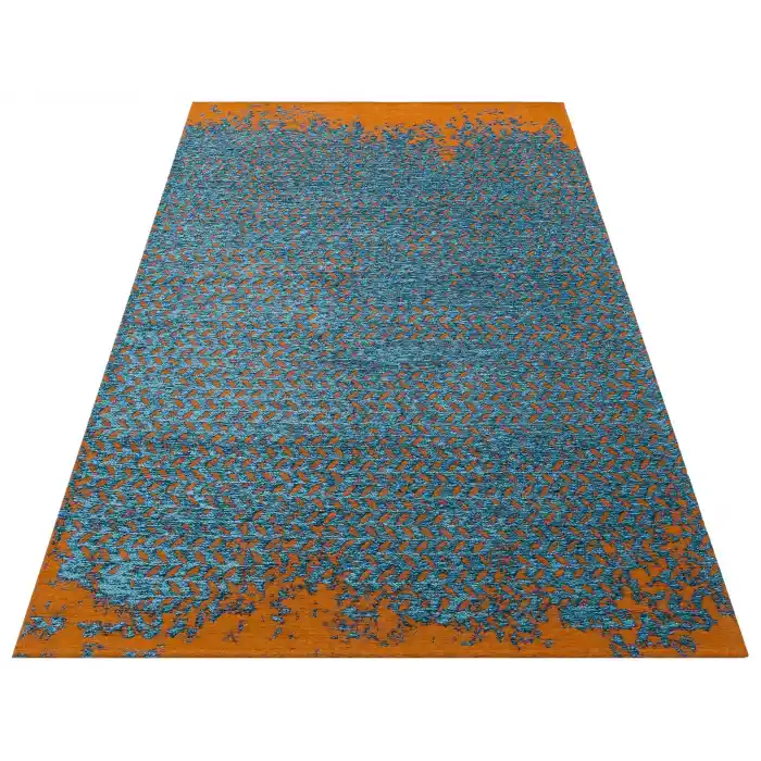 CAPELLA HALI 0267 Hav Toz Vermez Yüksek Alçak Dokuya Sahip Modern Dokuma Halı