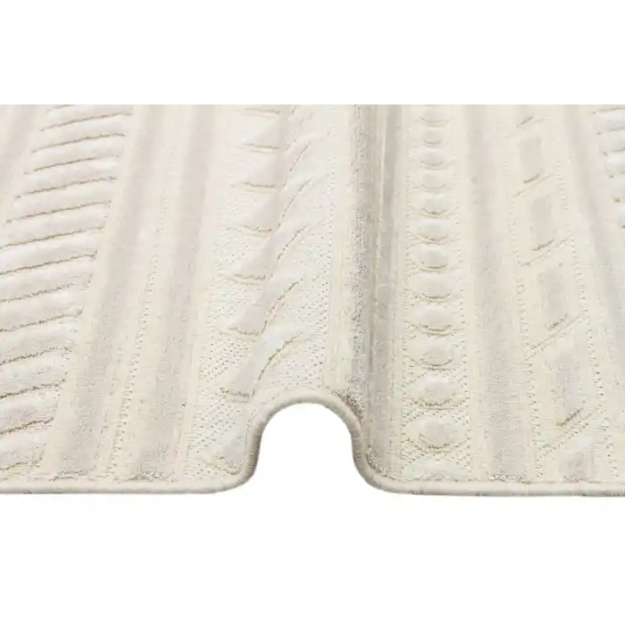 ZENITH HALI 0099 Yüksek Alçak Dokulu Naturel Yün ve Viskon Modern Dokuma Halı