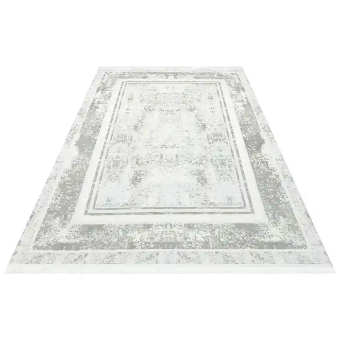 SATEEN HALI 0436 Hav Toz Vermez Yıkanabilir Kaymaz İnce Dokuma Modern Halı