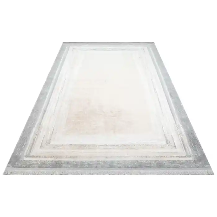 SATEEN HALI 0448 Hav Toz Vermez Yıkanabilir Kaymaz İnce Dokuma Modern Halı