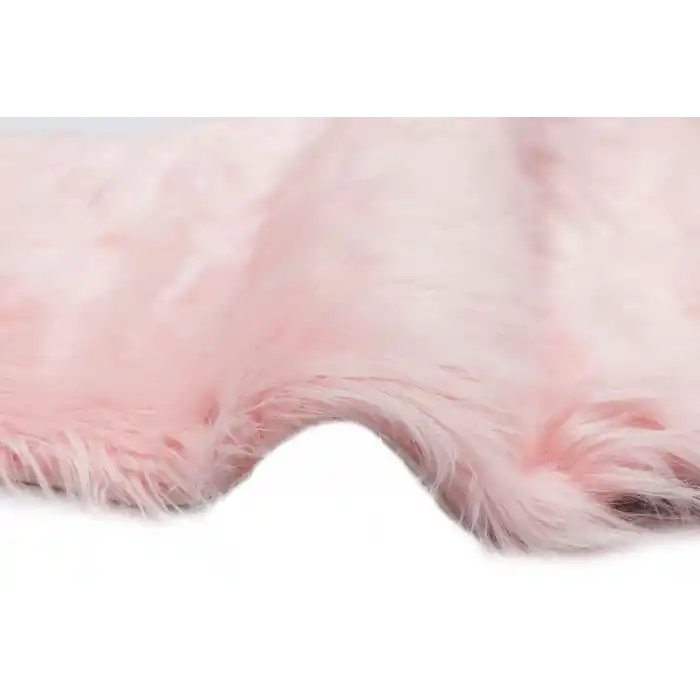 LOVELY POST 0479 Yumuşak Dokulu Uzun Tüylü Yıkanabilir Kuzu Postu