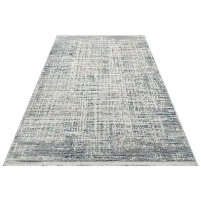 LAGOS HALI 0058 Hav Toz Vermez Eskitme Desenli Modern Makine Halısı