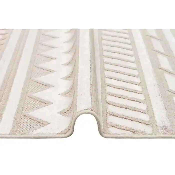 ZENITH DYED HALI 0096 Yüksek Alçak Dokulu Naturel Yün ve Viskon Modern Dokuma Halı