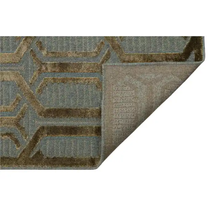 ZENITH DYED HALI 0139 Yüksek Alçak Dokulu Naturel Yün ve Viskon Modern Dokuma Halı