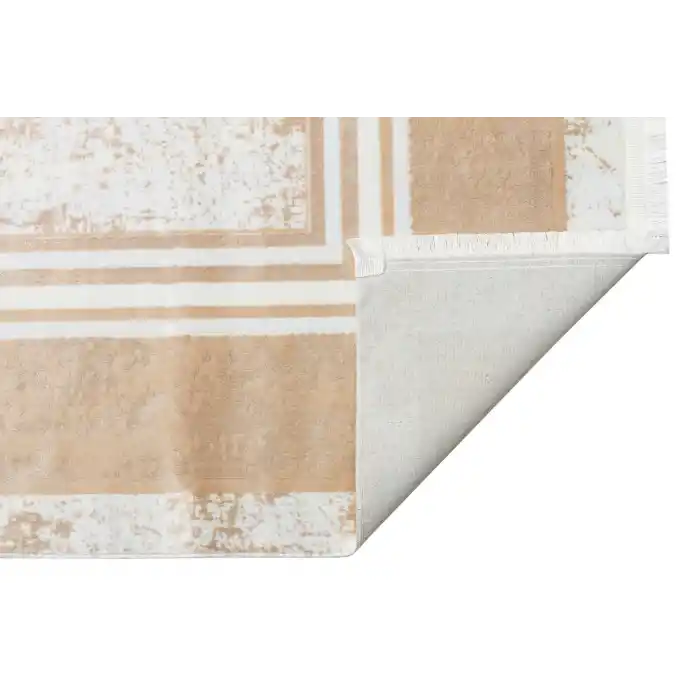 SATEEN HALI 0444 Hav Toz Vermez Yıkanabilir Kaymaz İnce Dokuma Modern Halı