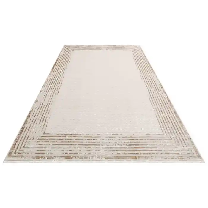 MAHAL HALI 0010 Art Deco Desenli Yüksek Kalite Sık Dokuma Salon Halısı