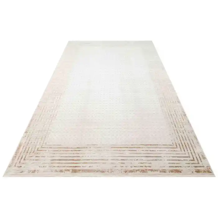 MAHAL HALI 0010 Art Deco Desenli Yüksek Kalite Sık Dokuma Salon Halısı