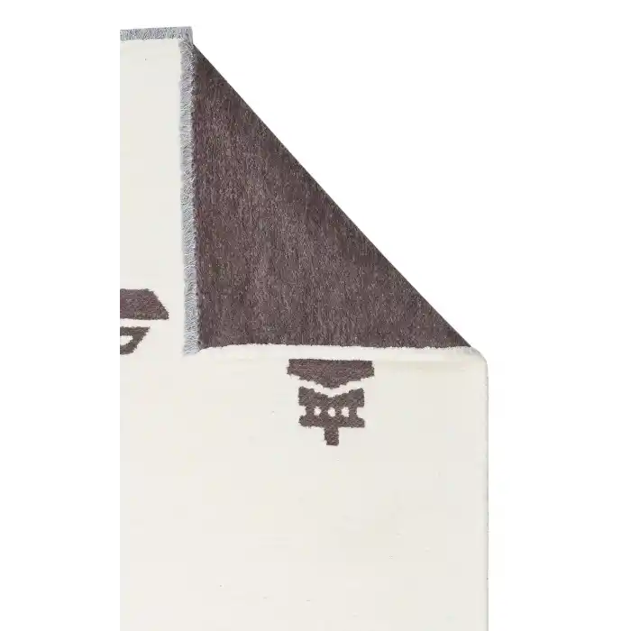 MIA COTTON HALI 0002 Yıkanabilir Çift Taraflı Pofuduk Dokuma Pamuk Kilim