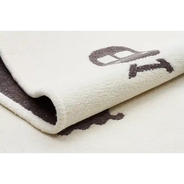 MIA COTTON HALI 0002 Yıkanabilir Çift Taraflı Pofuduk Dokuma Pamuk Kilim