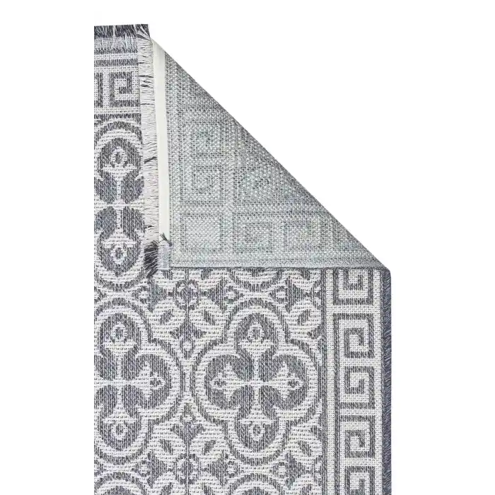 PANAMA KILIM 0017 Natural Yıkanabilir Kaymaz Tabanlı Tok Dokuma Kilim