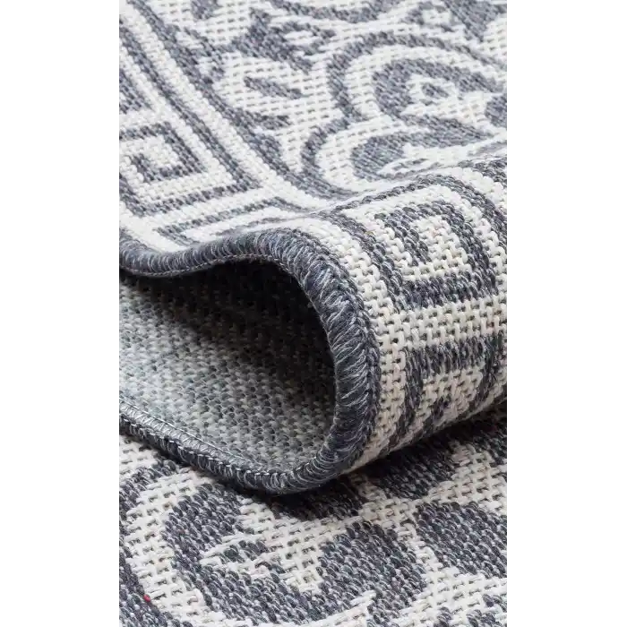 PANAMA KILIM 0017 Natural Yıkanabilir Kaymaz Tabanlı Tok Dokuma Kilim