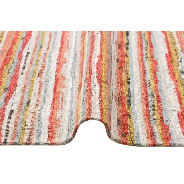 Brooklyn Brk 12 Multy Hasır Görünümlü Kaymaz Renkli Dokuma Modern Kilim