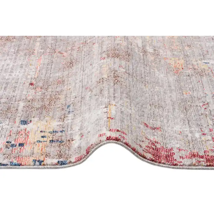 ALTAY HALI 0110 Yumuşak Tuşeli Etnik Desenlere Sahip Makine Halısı