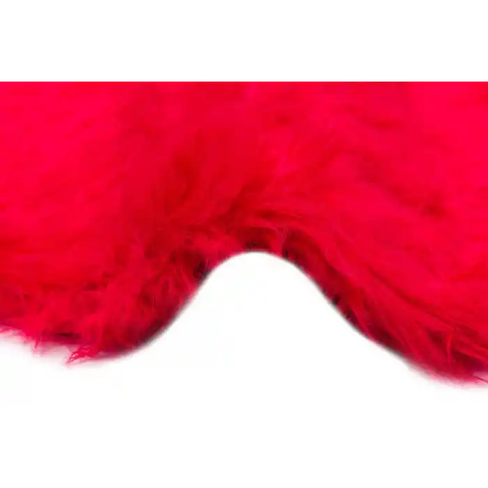 LOVELY POST 0132 Yumuşak Dokulu Uzun Tüylü Yıkanabilir Kuzu Postu