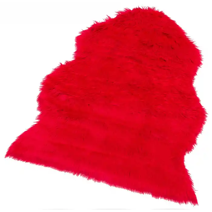 LOVELY POST 0161 Yumuşak Dokulu Uzun Tüylü Yıkanabilir Kuzu Postu